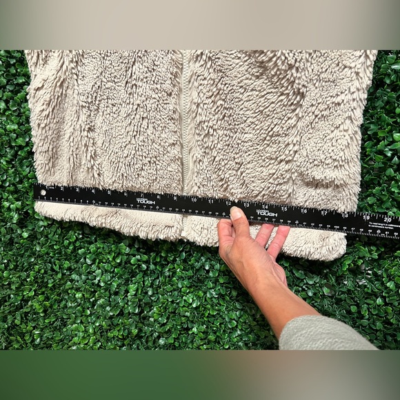 Patagonia Bleached Stone Retro Chevron Pelage Vest Vintage Women’s Med Full Zip - Picture 14 of 15